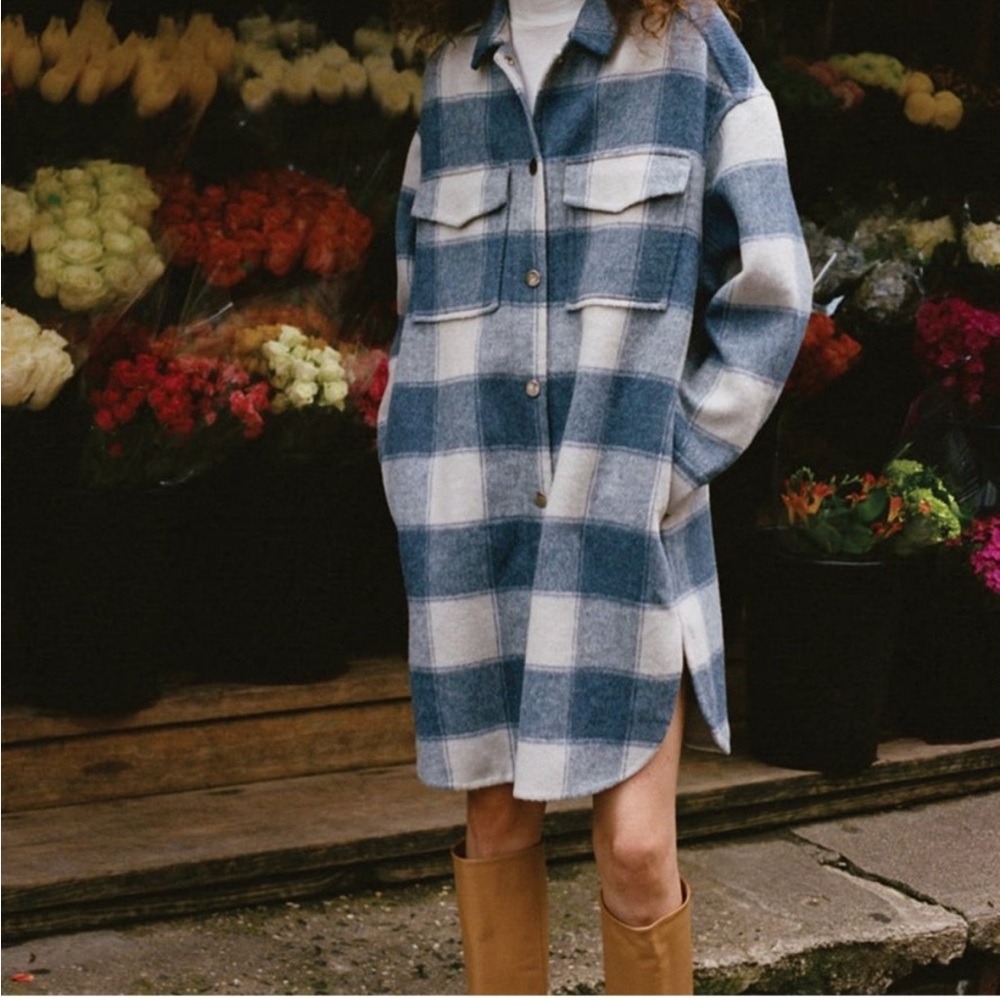 Rails Shacket Jaro Longline Jacket Coat Buffalo Check Plaid